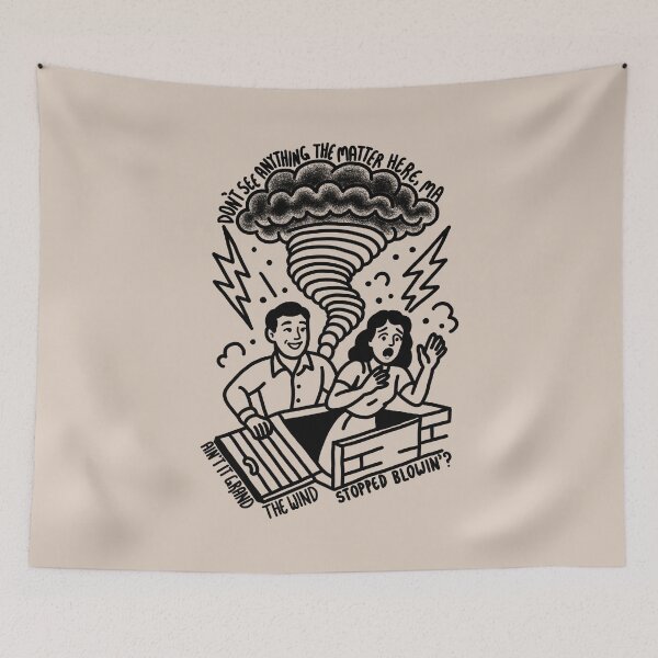 Item preview, Ain't It Grand The Wind Stopped Blowin'? designed and sold by veampleo.