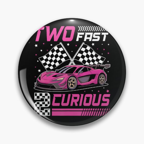 Item preview, Girl Race Car Birthday Decorations Two Fast 2 Curious 2Nd designed and sold by MadalynKiehn.