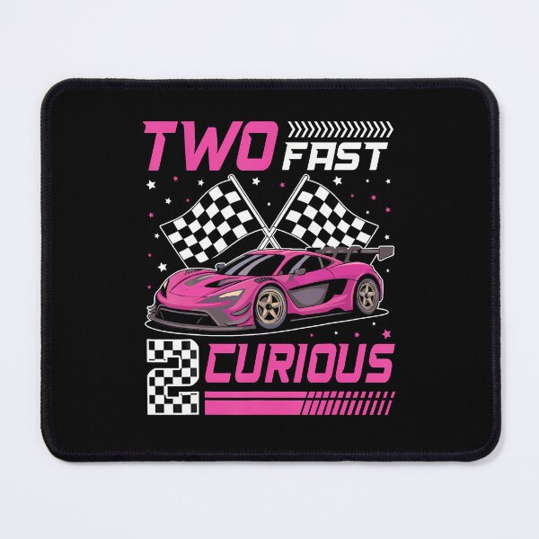 Item preview, Girl Race Car Birthday Decorations Two Fast 2 Curious 2Nd designed and sold by MadalynKiehn.