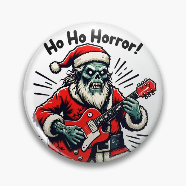 Item preview, Zombie Santa Claus Playing Electric Guitar designed and sold by NightTimeJ.