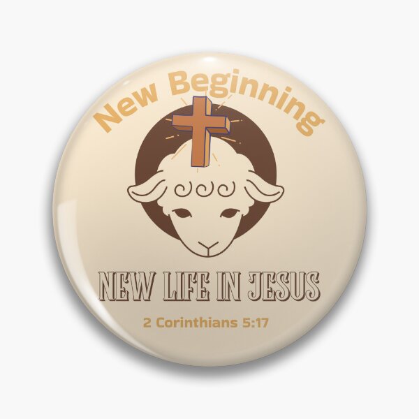 Item preview, New Beginning | New Life In Jesus | 2 Corinthians 5:17  designed and sold by Mrs. Kizzy Gillis Heavenly-Merch.