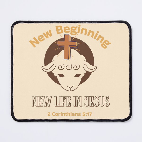 Item preview, New Beginning | New Life In Jesus | 2 Corinthians 5:17  designed and sold by Mrs. Kizzy Gillis Heavenly-Merch.