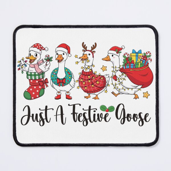 Item preview, Funny Christmas Santa Goose, Silly Holiday Xmas Lights designed and sold by GroovyFusion.