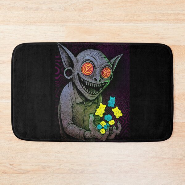 Item preview, Candy Trip Goblin – Psytrance Guardian of Gummy Bears designed and sold by DarkSpaceVibes.
