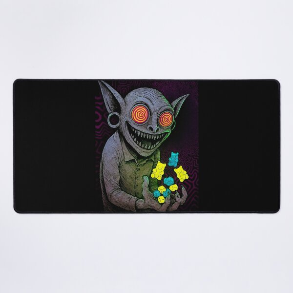Item preview, Candy Trip Goblin – Psytrance Guardian of Gummy Bears designed and sold by DarkSpaceVibes.