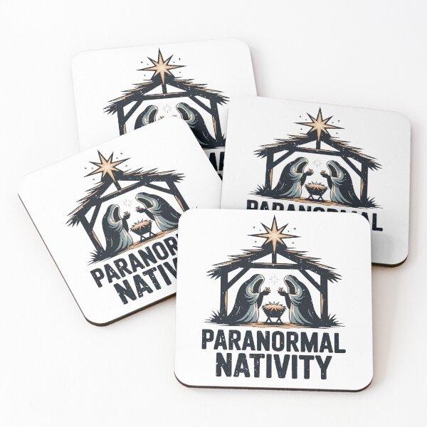Item preview, Paranormal Ghost Nativity Funny Christmas Pun Joke designed and sold by elderberry.