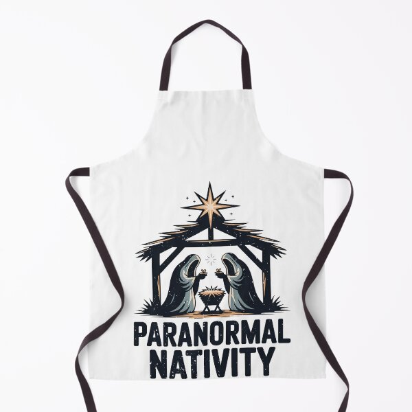 Item preview, Paranormal Ghost Nativity Funny Christmas Pun Joke designed and sold by elderberry.