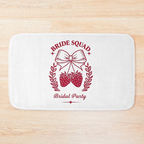 Item preview, Bride Squad Strawberry Design – Cute Bow & Fruit Bridal Party Art – Bachelorette, Bridesmaid & Wedding Gift Idea designed and sold by WHDProduction45.