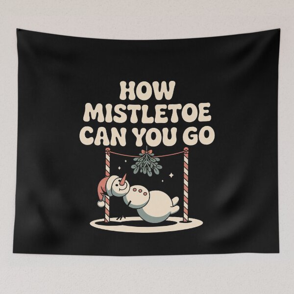 Item preview, How Mistletoe Can You Go Funny Christmas Pun Joke designed and sold by elderberry.
