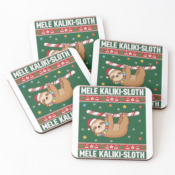 Item preview, Mele Kaliki-Sloth Funny Ugly Christmas Sweater designed and sold by Silent Watch Threads..