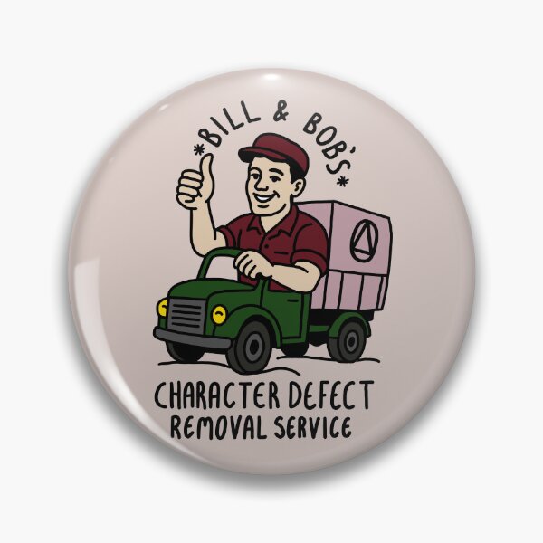 Item preview, Bill & Bob's Character Defect Removal Service (Colour) designed and sold by veampleo.