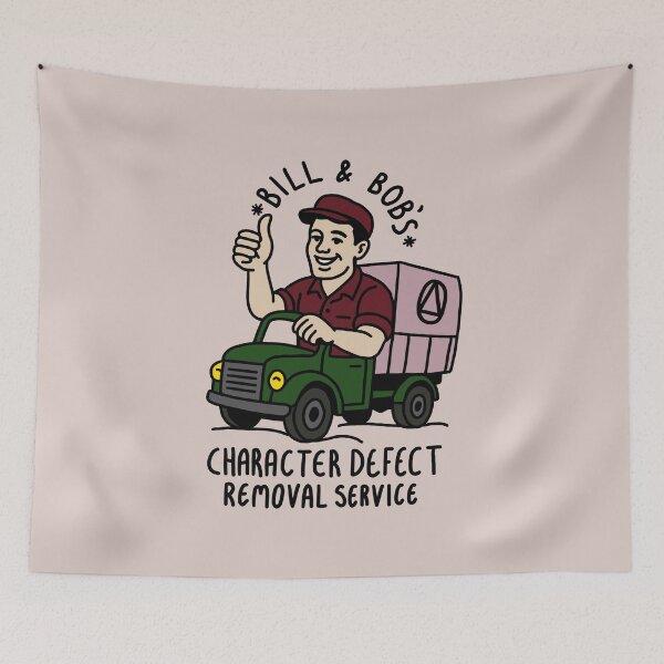 Item preview, Bill & Bob's Character Defect Removal Service (Colour) designed and sold by veampleo.