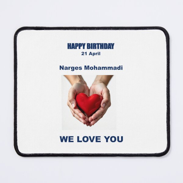 Item preview, Tribute to Narges Mohammadi  — 21 April designed and sold by ariksworld.