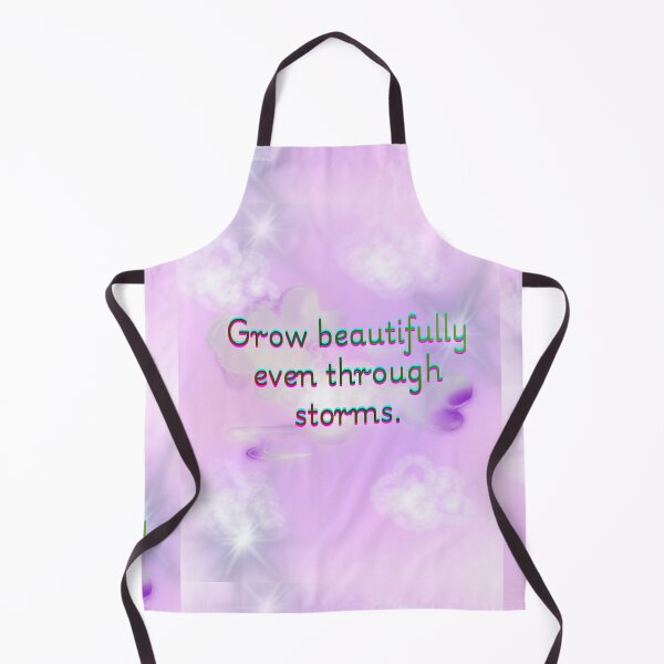 Item preview, Grow Beautifully Even Through Storms – Motivational Quote Design designed and sold by BlessedStudio31.