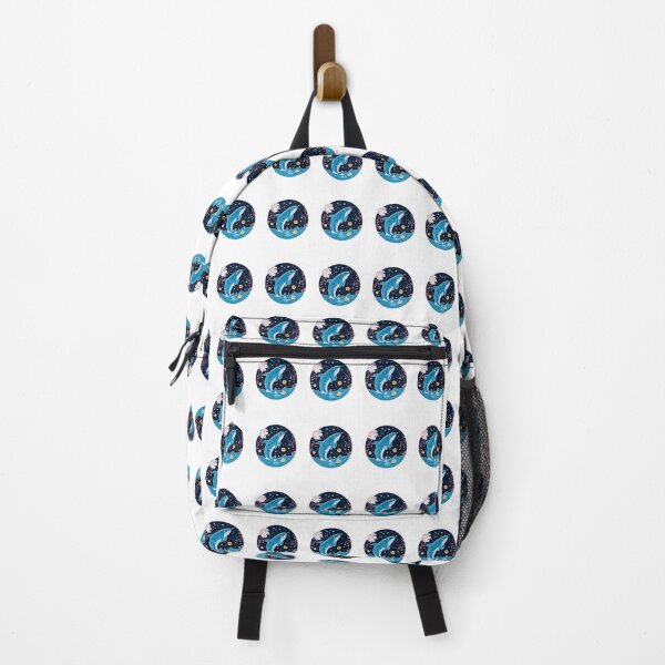 Item preview, Celestial Whale in Ocean Night Sky design designed and sold by Modern-Tropical.