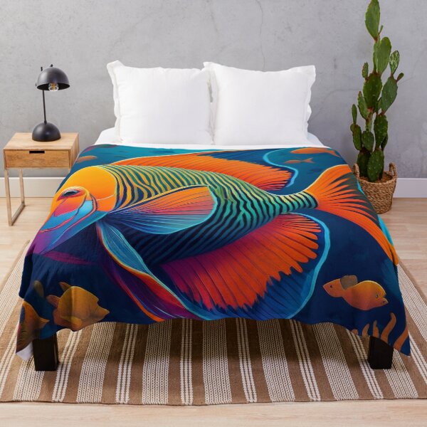 Item preview, Vibrant Coral Cascade - Tropical Fish designed and sold by RockitBaby.