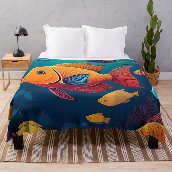Item preview, Reef Radiance Realm - Tropical Fish designed and sold by RockitBaby.