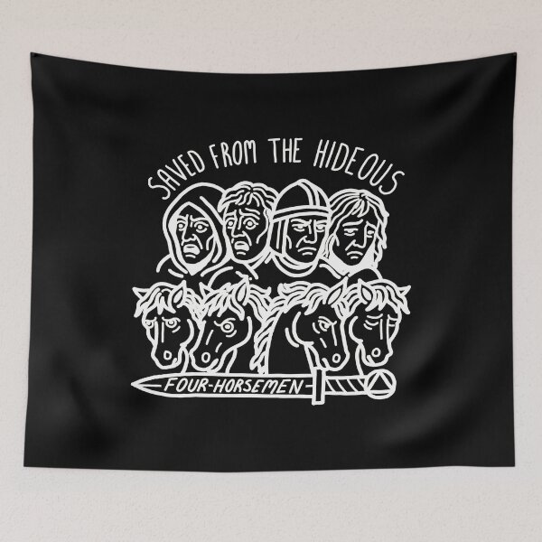 Item preview, The Hideous Four Horsemen (white) designed and sold by veampleo.