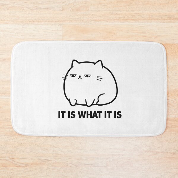 Item preview, It Is What It Is Cat Meme T-Shirt | Relatable Overwhelmed Mood designed and sold by Design_Your_Day.