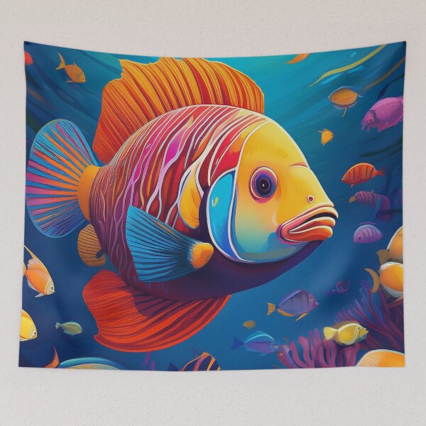 Item preview, Tranquil Tide Spirit - Tropical Fish designed and sold by RockitBaby.