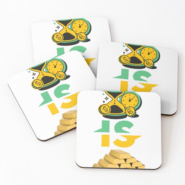Item preview, Time Is Gold – Modern Financial Design designed and sold by johnExpress02.