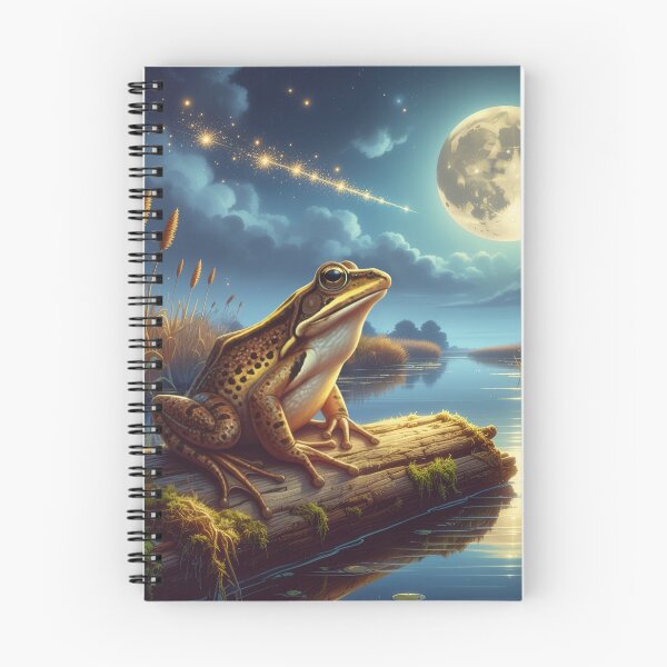 Item preview, The Fenland Singer | Whimsical Pool Frog Art designed and sold by Englandbear.