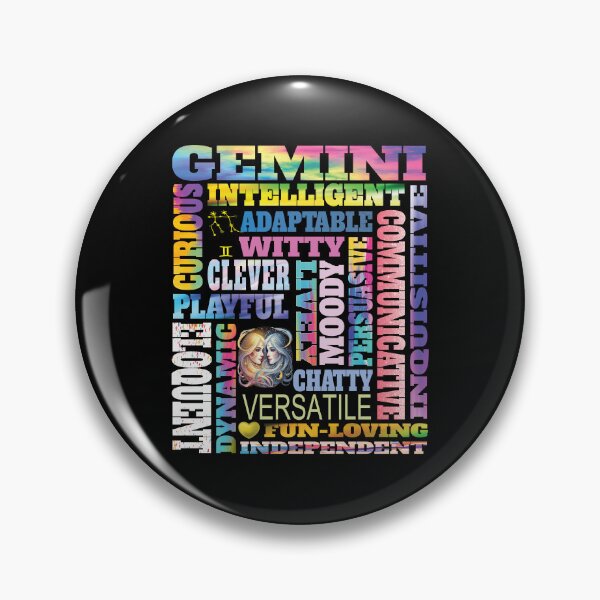 Item preview, Gemini Zodiac Sign Traits - Astrology Horoscope Design designed and sold by angy2017.