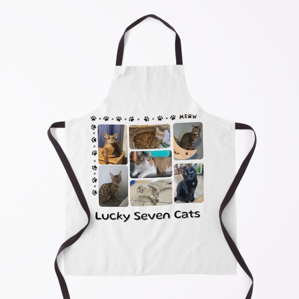 Item preview, Lucky Seven Cats – Feline Love, Diversity & Personality designed and sold by DigitalSkyfall.