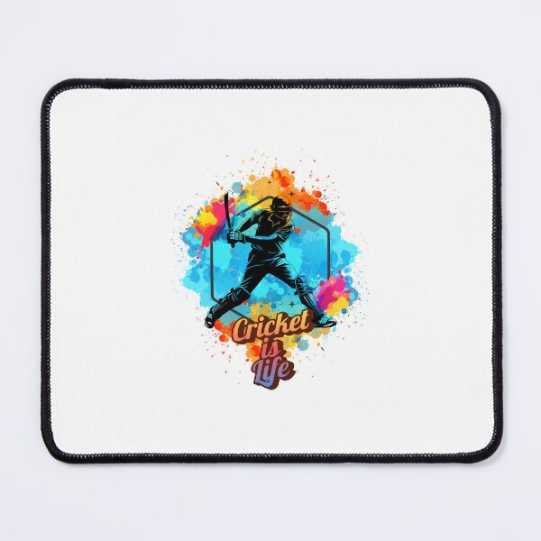 Item preview, Cricket Is Life – Color Splash Batter Design designed and sold by Pokah79.