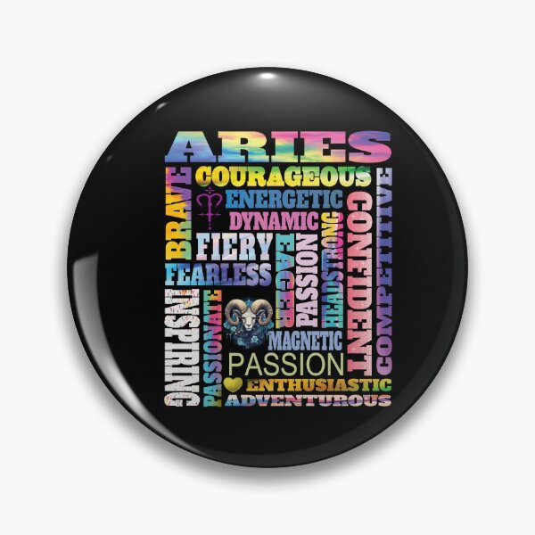 Item preview, Aries Zodiac Sign Traits - Astrology Horoscope Design designed and sold by angy2017.