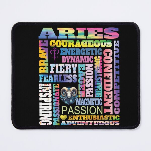 Item preview, Aries Zodiac Sign Traits - Astrology Horoscope Design designed and sold by angy2017.