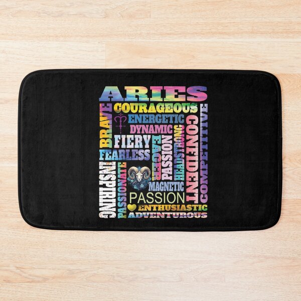 Item preview, Aries Zodiac Sign Traits - Astrology Horoscope Design designed and sold by angy2017.
