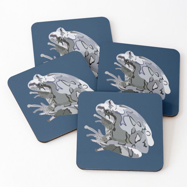 Item preview, E is for Eastern Grey Tree Frog, Eastern Grey Tree Frog | Amphibian Lover & Wildlife Art Design designed and sold by PrettylittlepastelUk.