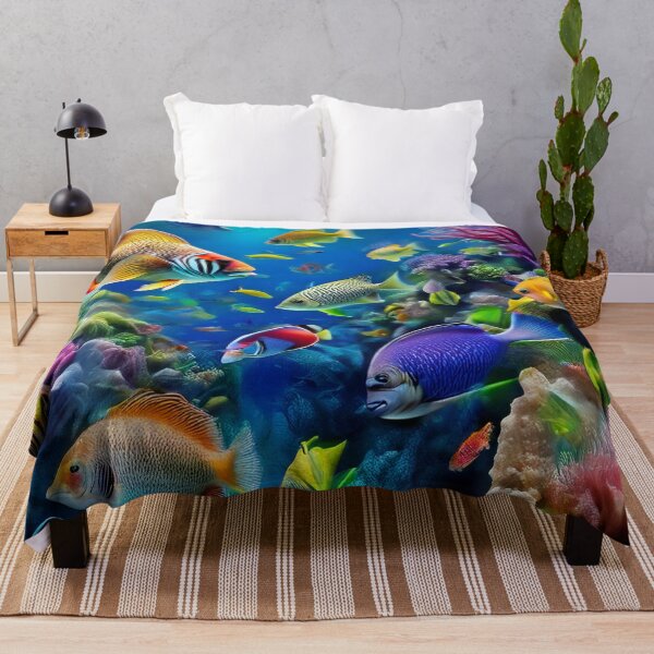 Item preview, Neon Coral - Tropical Fish designed and sold by RockitBaby.