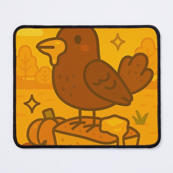Item preview, Cornbread Crow – Thanksgiving Edition designed and sold by Whiskers&Waffles.