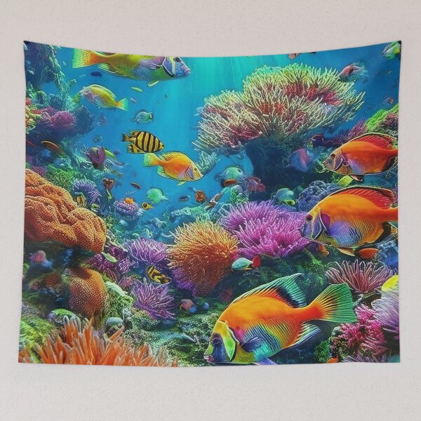 Item preview, Deep Blue Majesty - Tropical Fish designed and sold by RockitBaby.