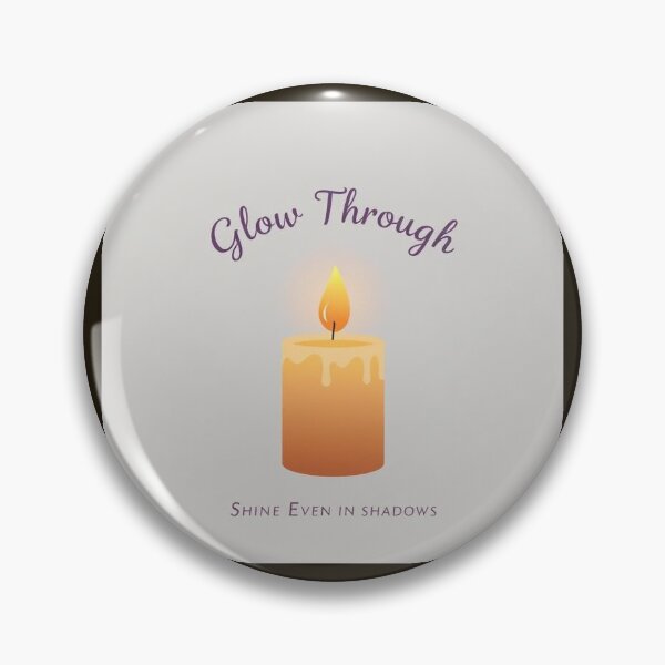 Item preview, Glow Through - Mental Health Resilience Candle Art designed and sold by EchoFrames.