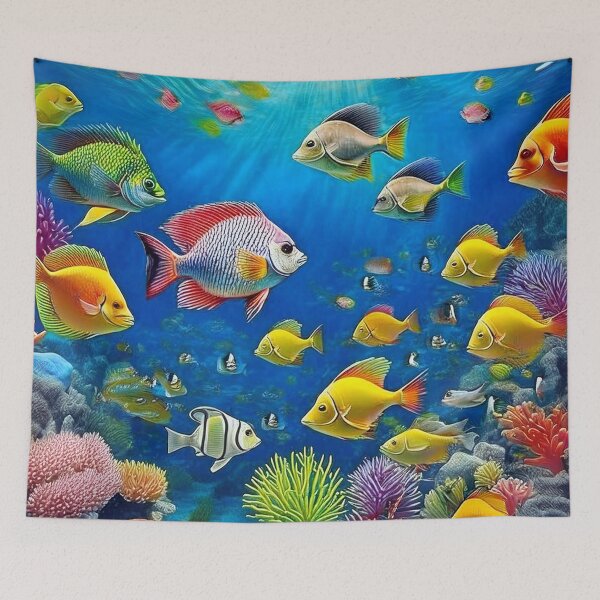 Item preview, Coral Bloom - Tropical Fish designed and sold by RockitBaby.