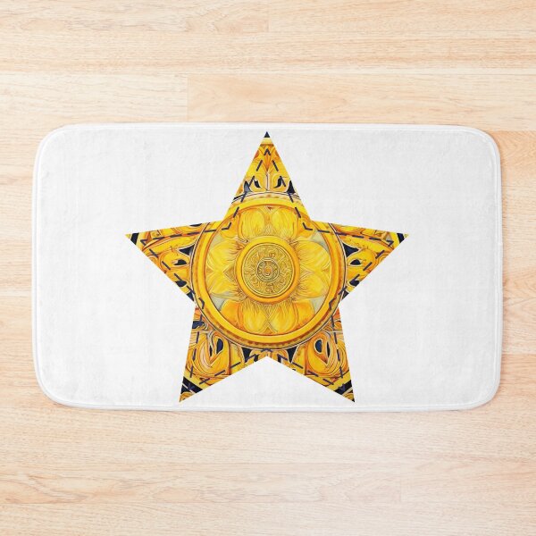 Item preview, Yellow luxury star | Around the World Motif designed and sold by GrifonJ.