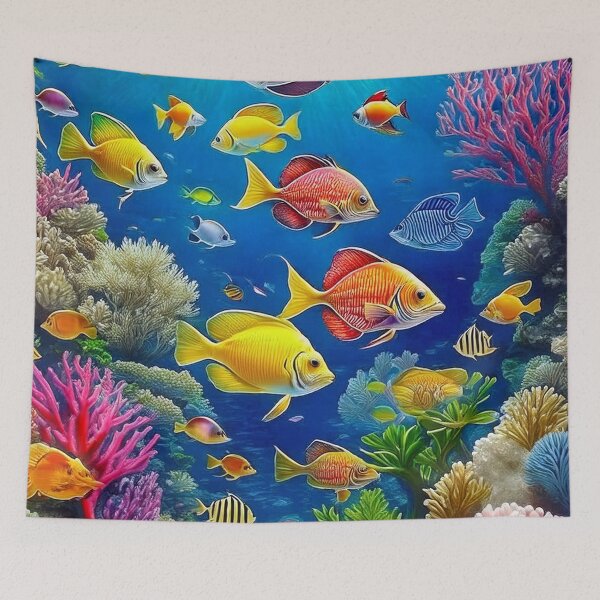 Item preview, Fin Fantasy - Tropical Fish designed and sold by RockitBaby.