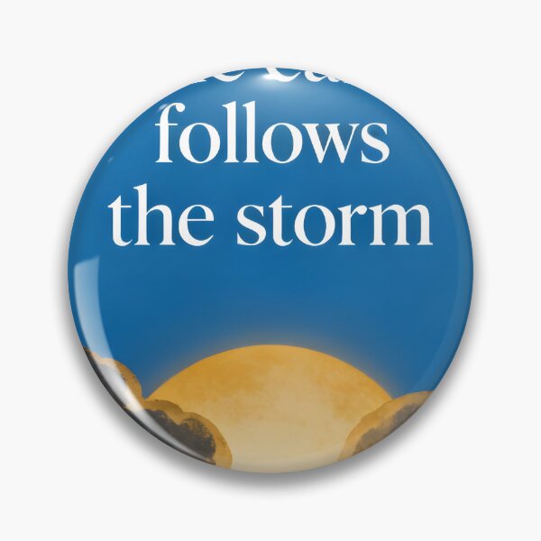 Item preview, Resilience Quote Poster - Calm After Storm Inspirational Wall Art designed and sold by Cosmopolis.