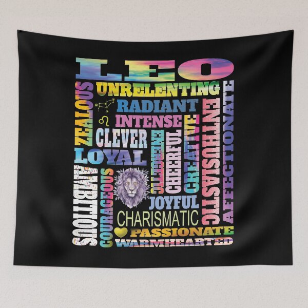 Item preview, Leo Zodiac Sign Traits - Astrology Horoscope Design designed and sold by angy2017.