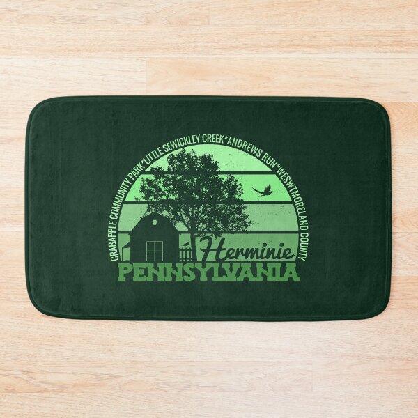 Item preview, Herminie Pennsylvania Sunset Retro Vintage Local Pride Logo designed and sold by CRHPOD20.