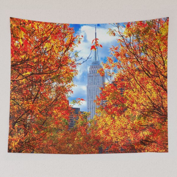 Item preview, NEW YORK IN AUTUMN - EMPIRE STATE BUILDING designed and sold by trengeee.