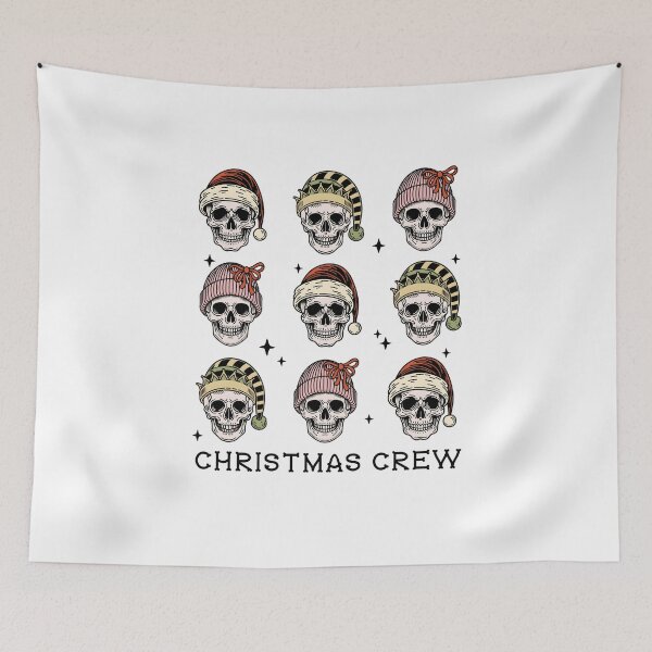 Item preview, Merry Gothmas — Holiday Skull Crew designed and sold by QuirkyDrops.