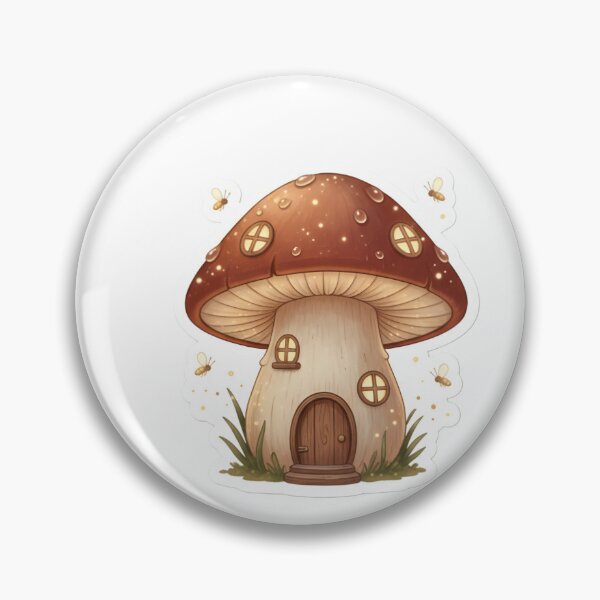 Item preview, Cozy Mushroom Cottagecore Aesthetic Lantern House designed and sold by StickyGuys.