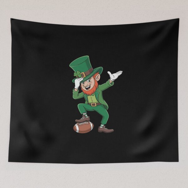 Item preview, Leprechaun Dabbing with Football designed and sold by jkrphoto.