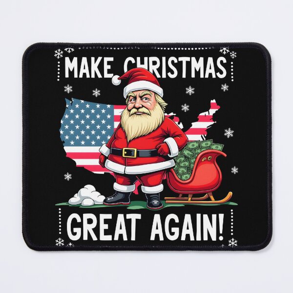 Item preview, Make Christmas Great Again Maga Patriotic Santa designed and sold by FrascatiStudio.