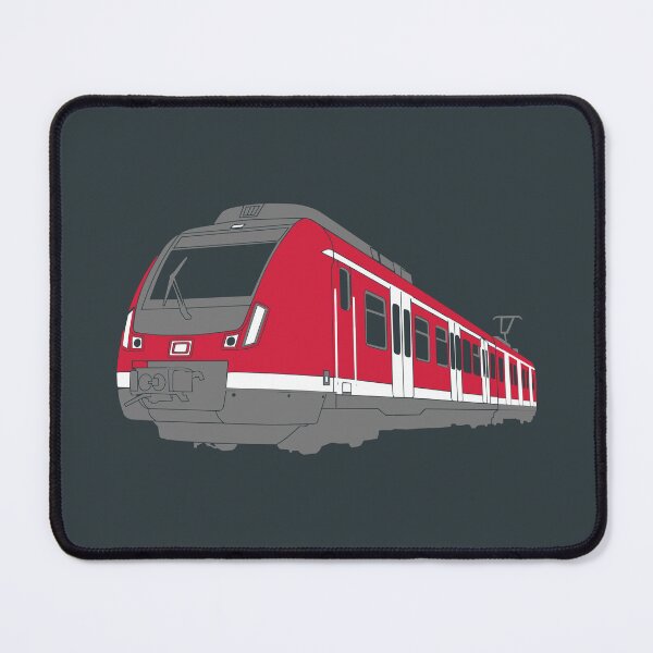 Item preview, German S-Bahn – Red and White City Train designed and sold by Geokafi.