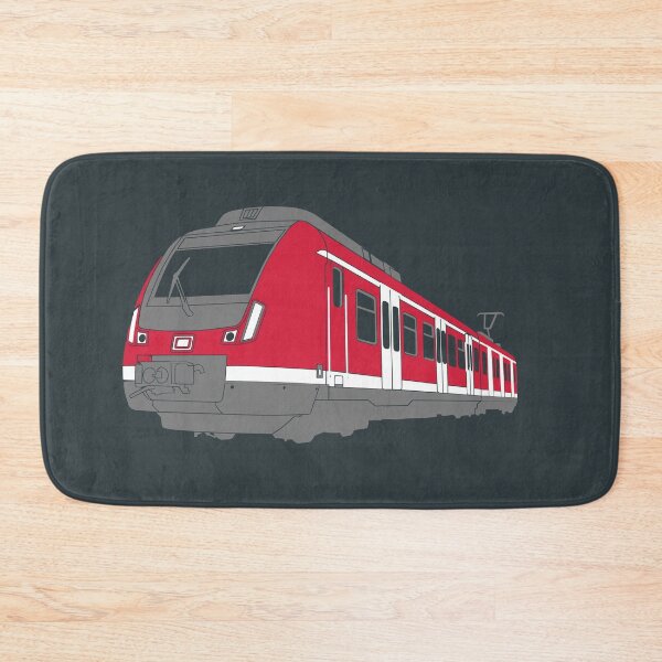 Item preview, German S-Bahn – Red and White City Train designed and sold by Geokafi.